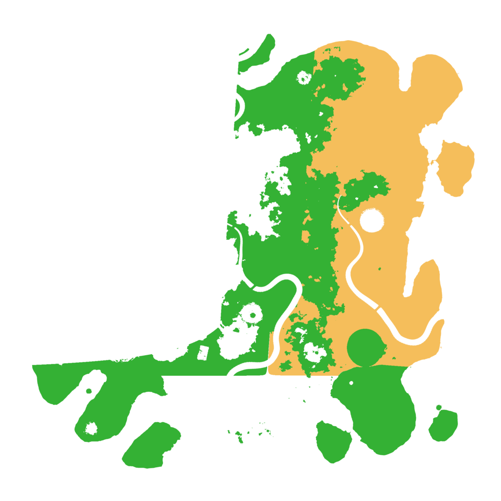 Biome Rust Map: Procedural Map, Size: 3700, Seed: 1453642668