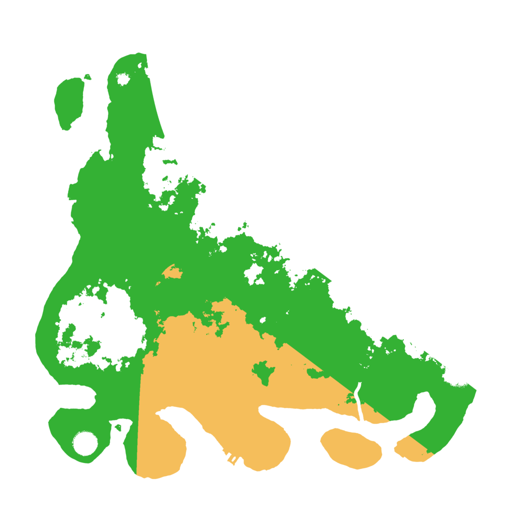 Biome Rust Map: Procedural Map, Size: 3700, Seed: 14501729