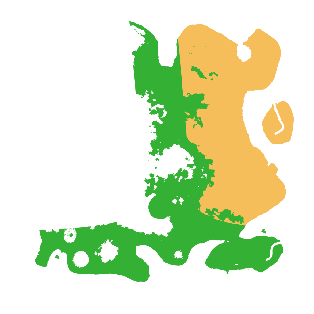 Biome Rust Map: Procedural Map, Size: 3500, Seed: 567543