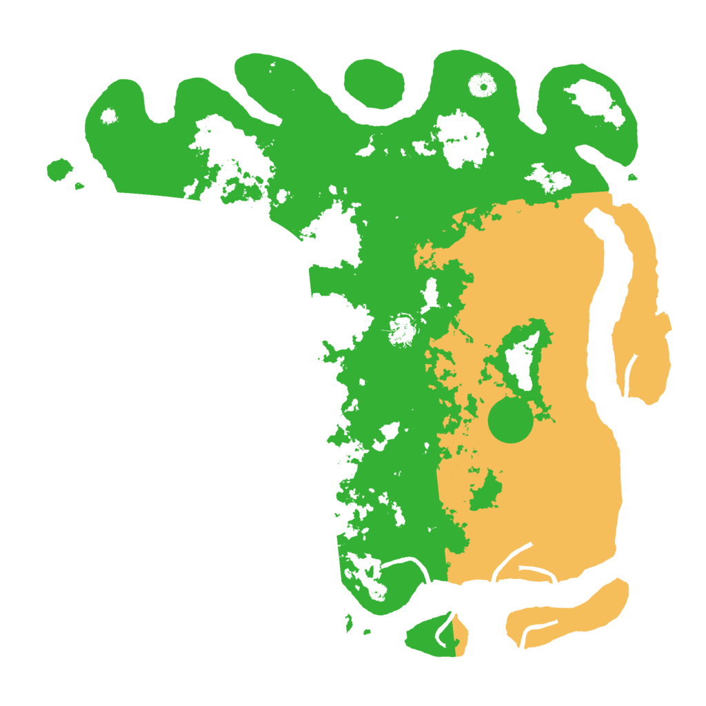 Biome Rust Map: Procedural Map, Size: 4100, Seed: 17777