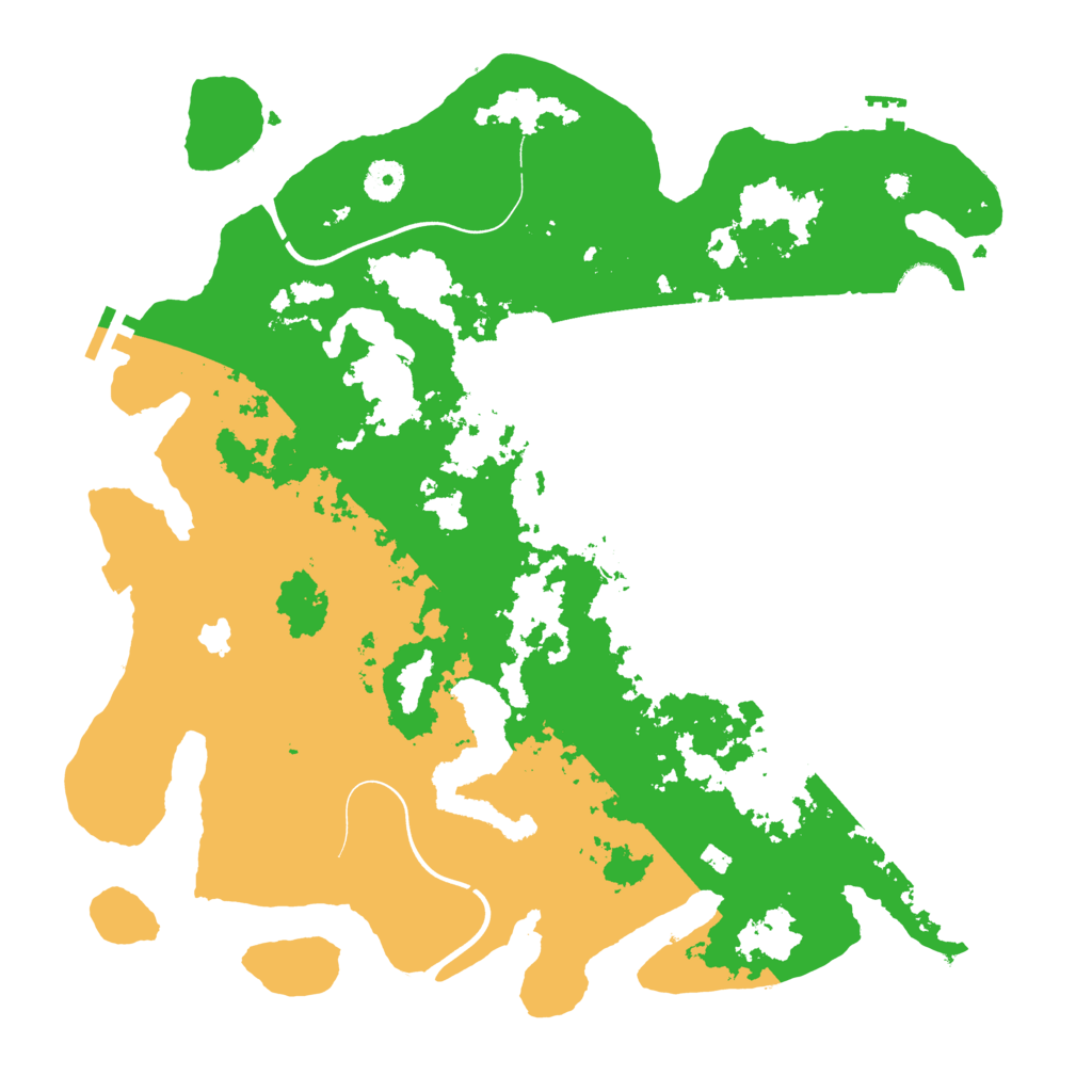 Biome Rust Map: Procedural Map, Size: 4000, Seed: 34954
