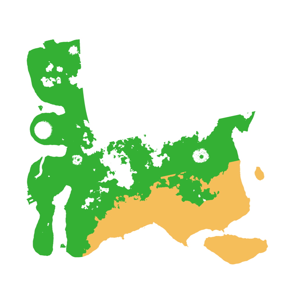 Biome Rust Map: Procedural Map, Size: 3000, Seed: 366451202