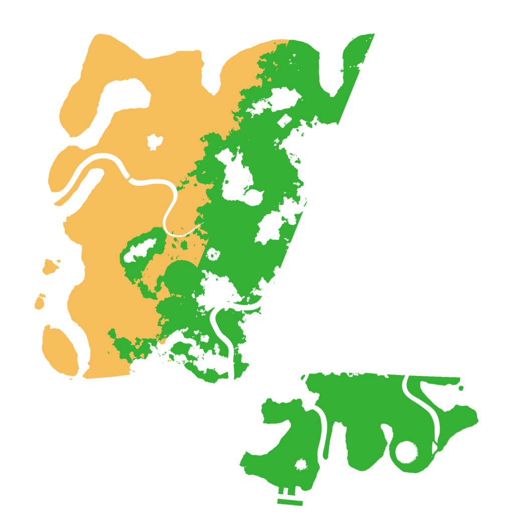 Biome Rust Map: Procedural Map, Size: 4100, Seed: 46566