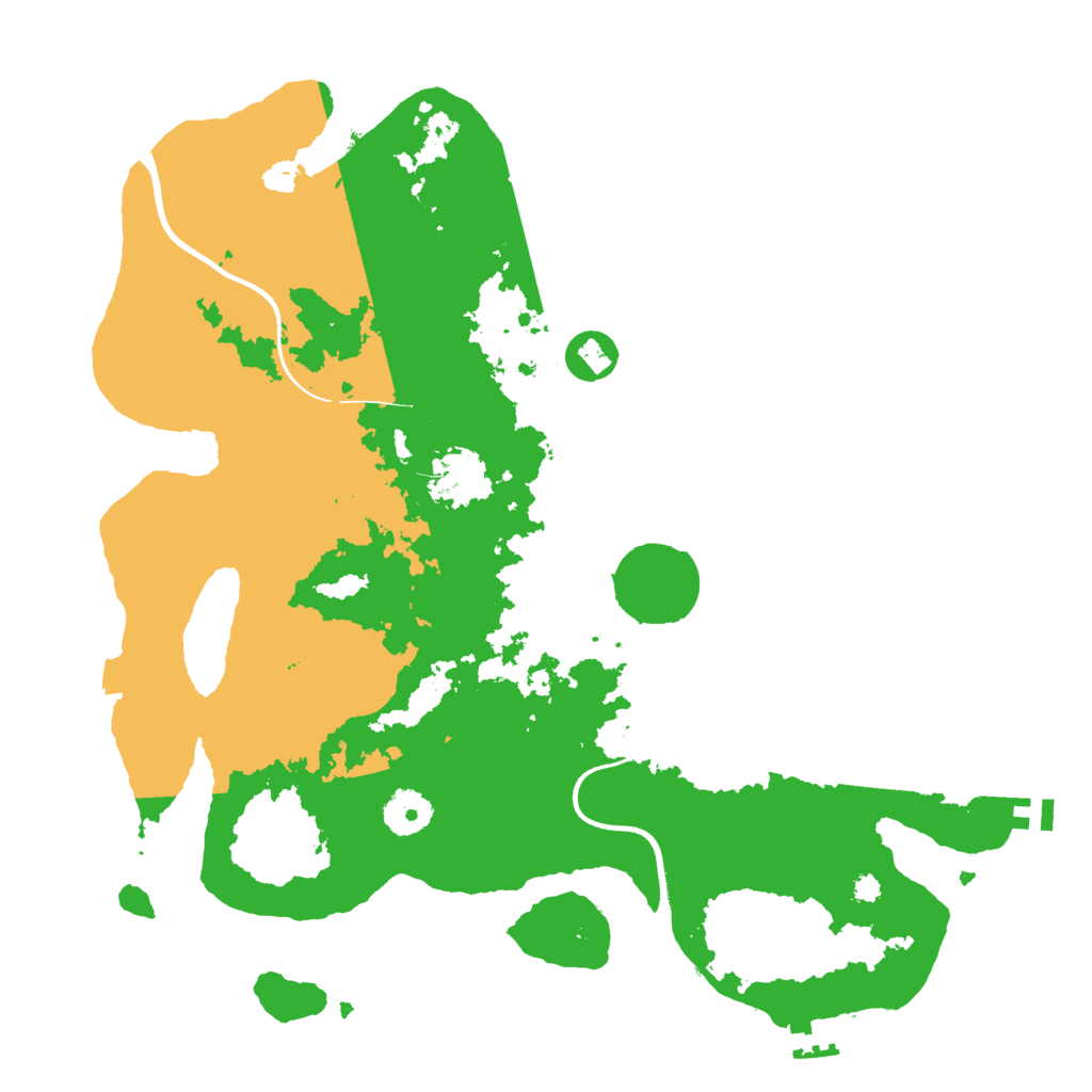 Biome Rust Map: Procedural Map, Size: 3600, Seed: 29946854