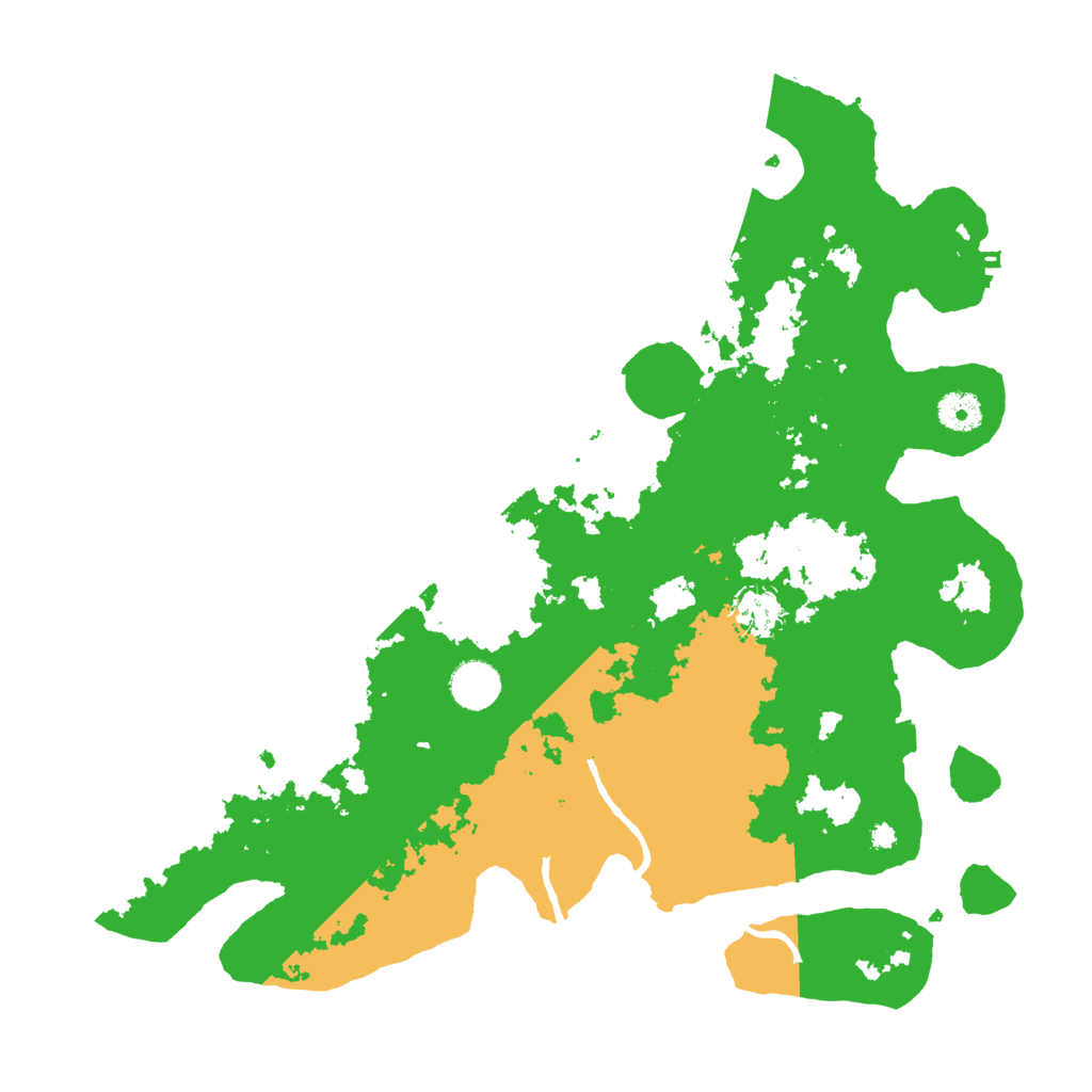 Biome Rust Map: Procedural Map, Size: 3900, Seed: 55381912