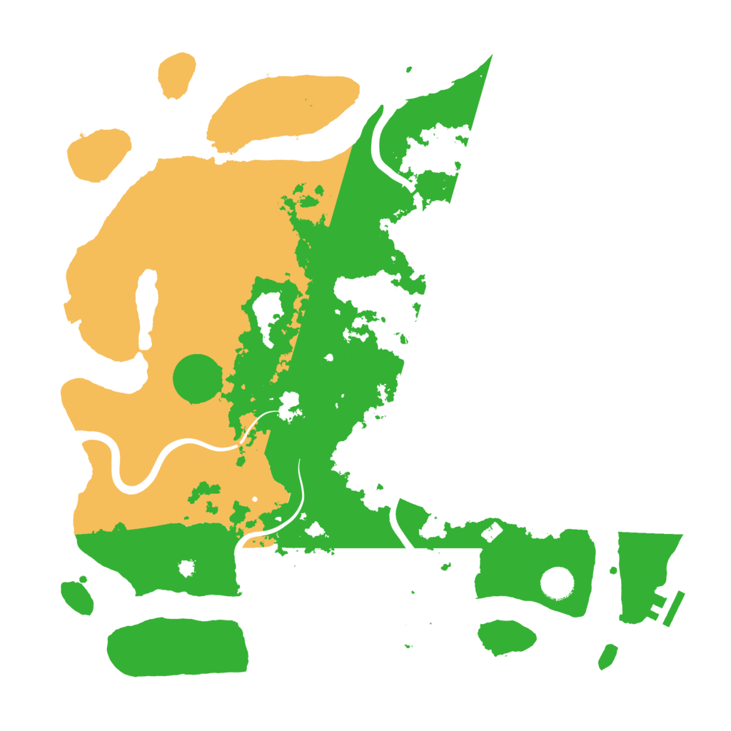 Biome Rust Map: Procedural Map, Size: 3950, Seed: 87663808