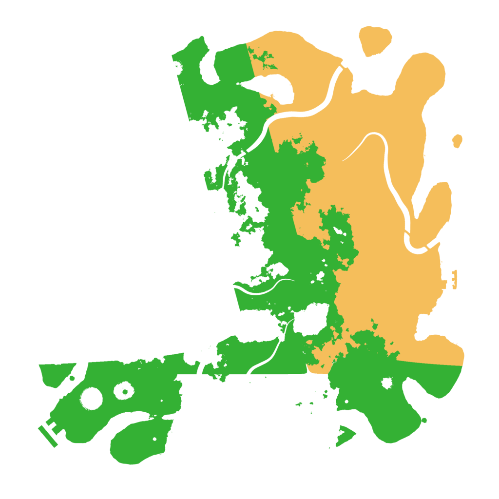 Biome Rust Map: Procedural Map, Size: 3950, Seed: 1653939