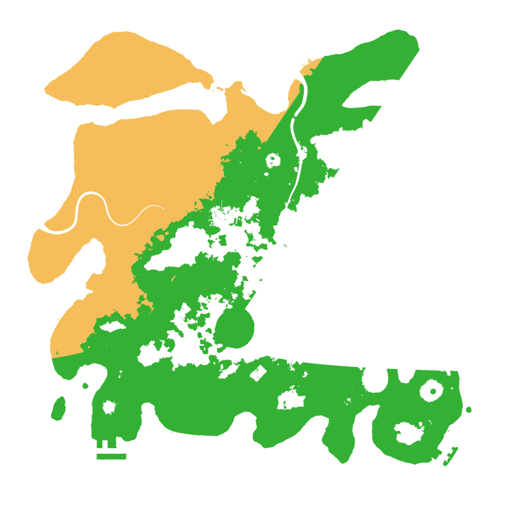 Biome Rust Map: Procedural Map, Size: 3450, Seed: 46650014