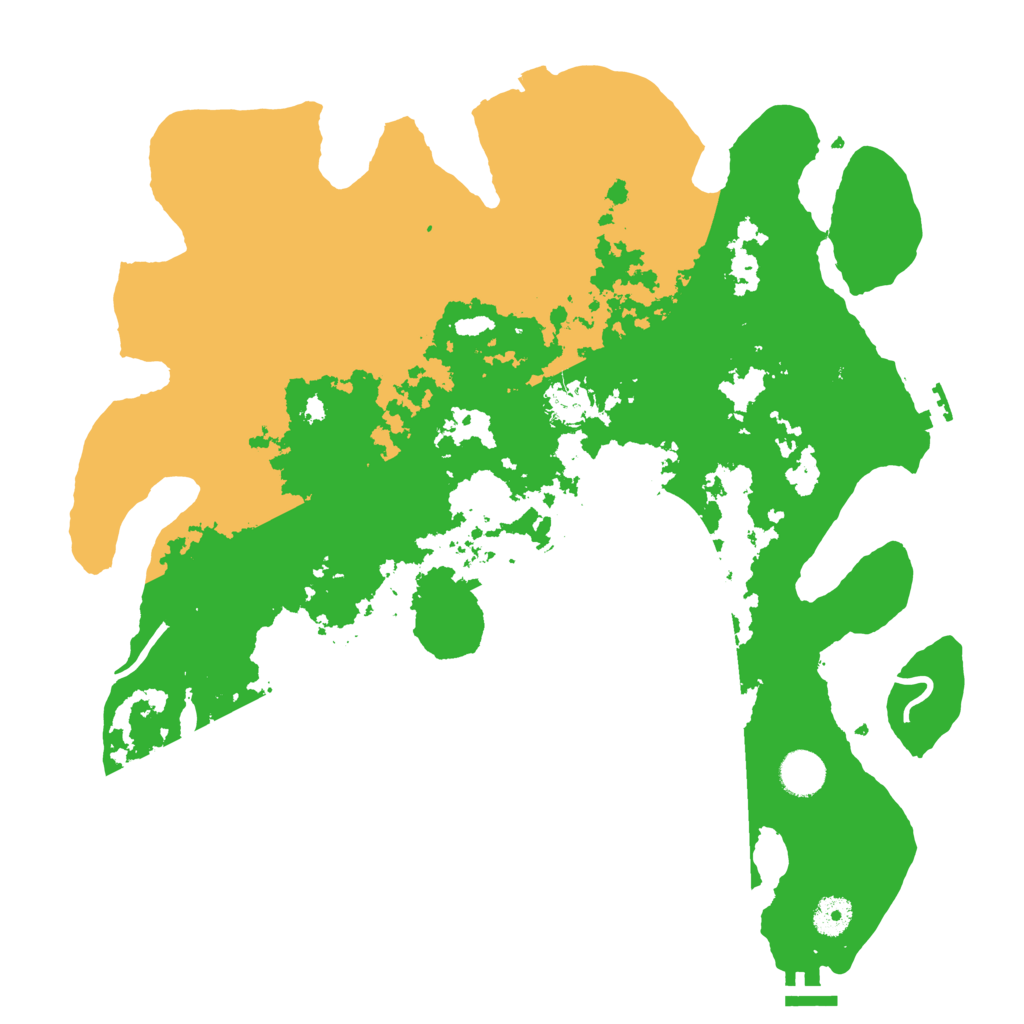 Biome Rust Map: Procedural Map, Size: 3950, Seed: 94094773