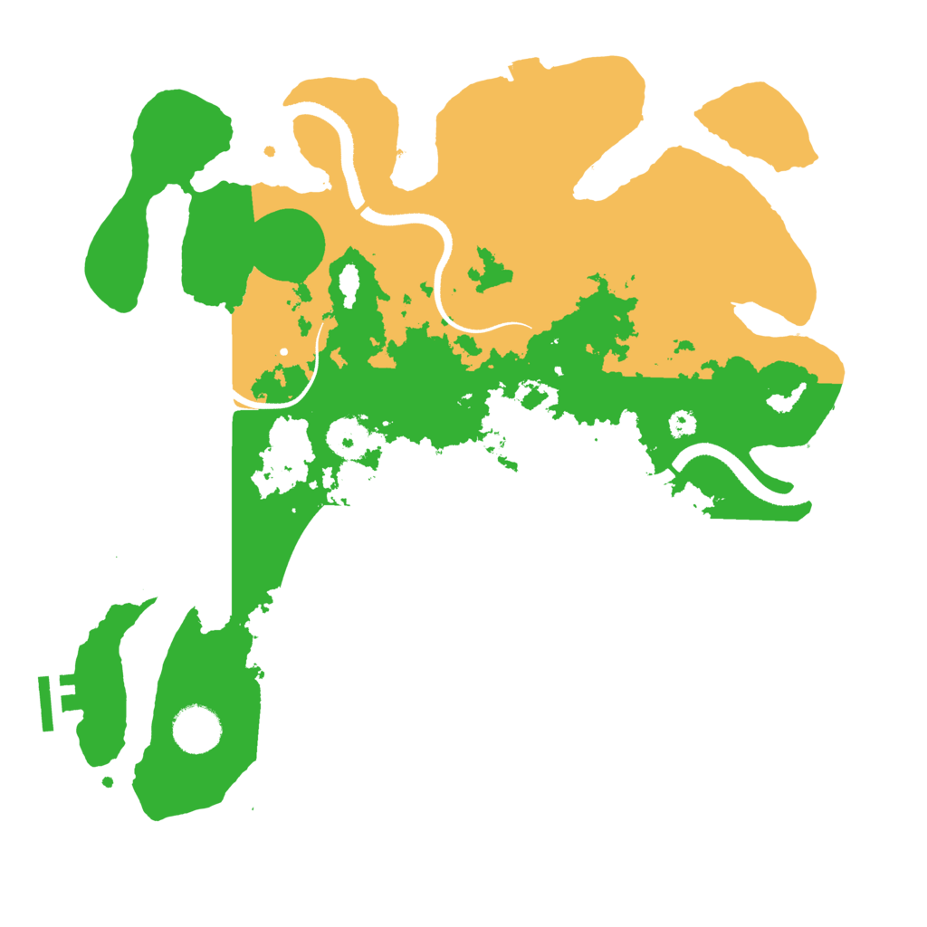 Biome Rust Map: Procedural Map, Size: 3400, Seed: 43218811