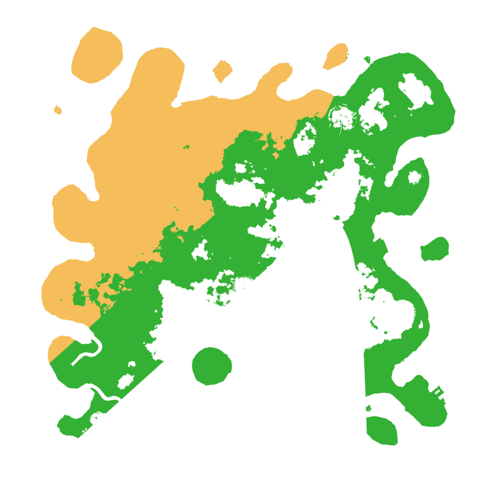 Biome Rust Map: Procedural Map, Size: 3550, Seed: 91609647