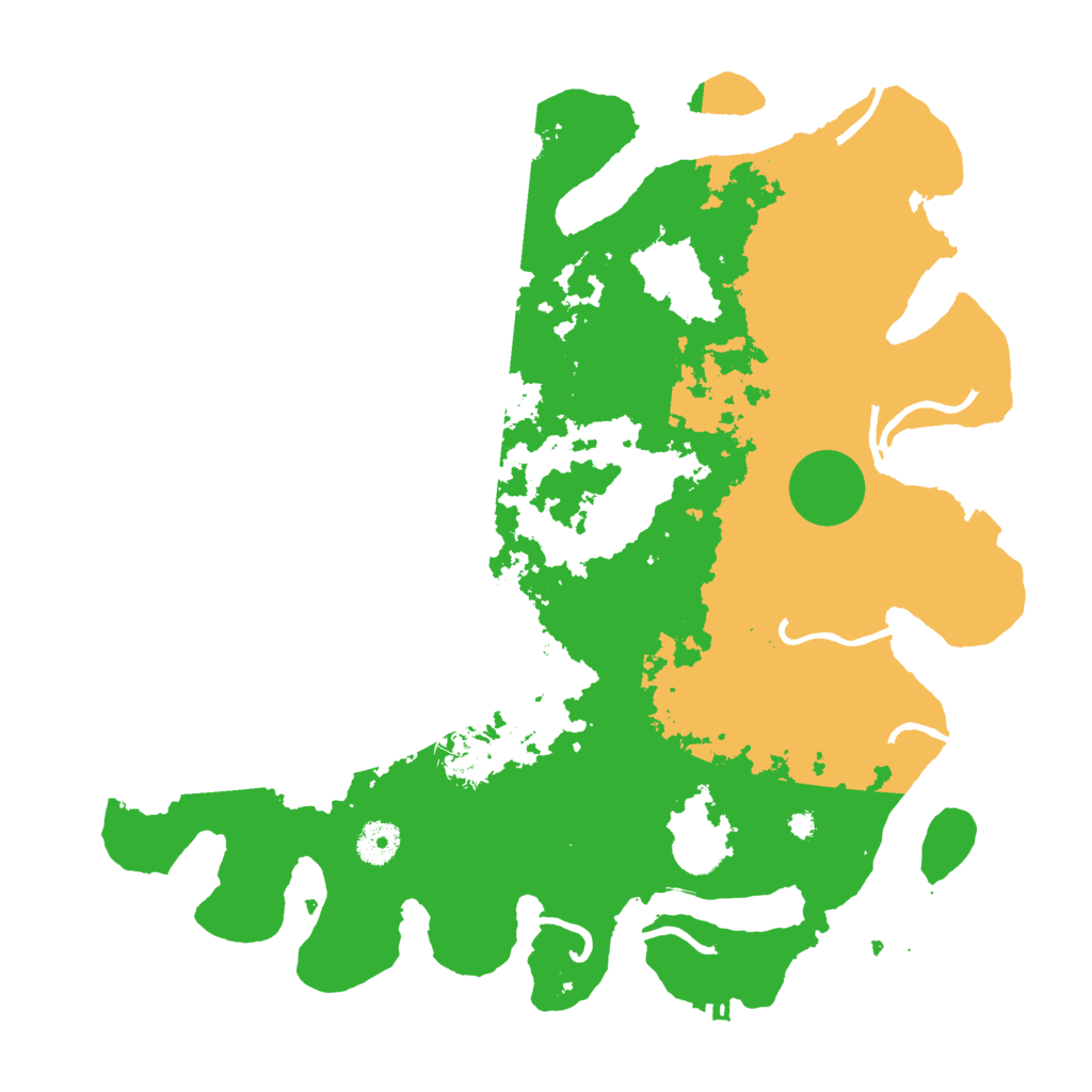 Biome Rust Map: Procedural Map, Size: 3800, Seed: 83769197