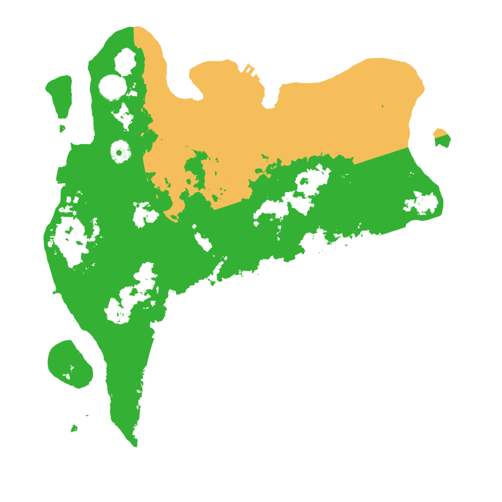 Biome Rust Map: Procedural Map, Size: 3500, Seed: 721602282