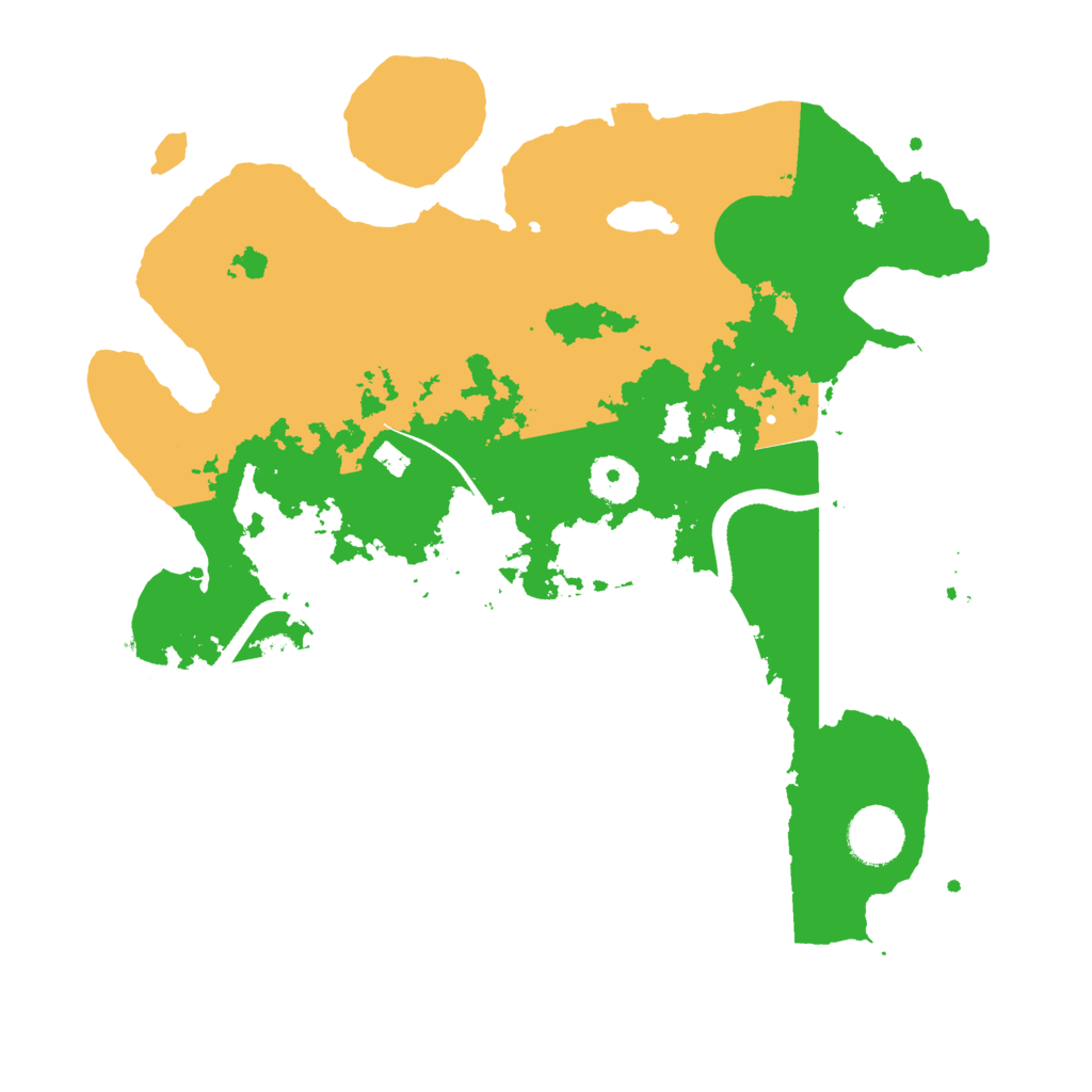 Biome Rust Map: Procedural Map, Size: 3400, Seed: 42218230