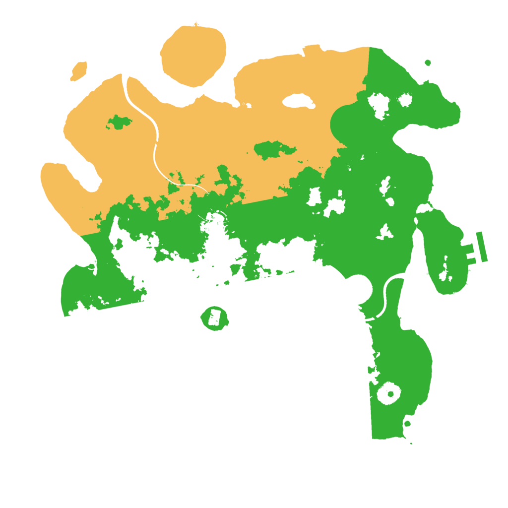 Biome Rust Map: Procedural Map, Size: 3400, Seed: 42218230