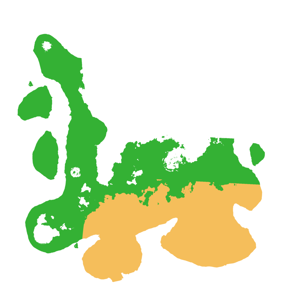 Biome Rust Map: Procedural Map, Size: 3000, Seed: 1234567895