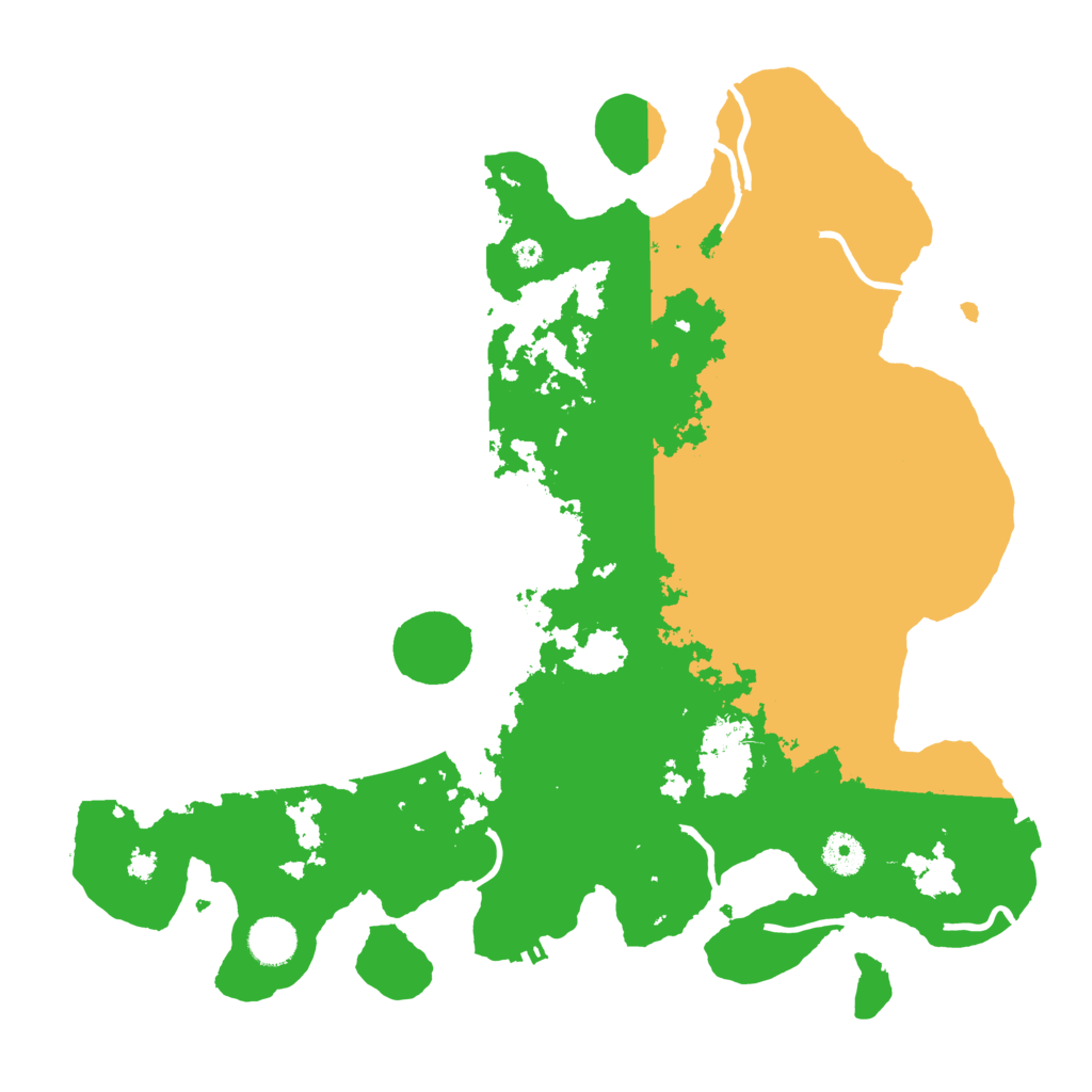 Biome Rust Map: Procedural Map, Size: 3950, Seed: 27146831