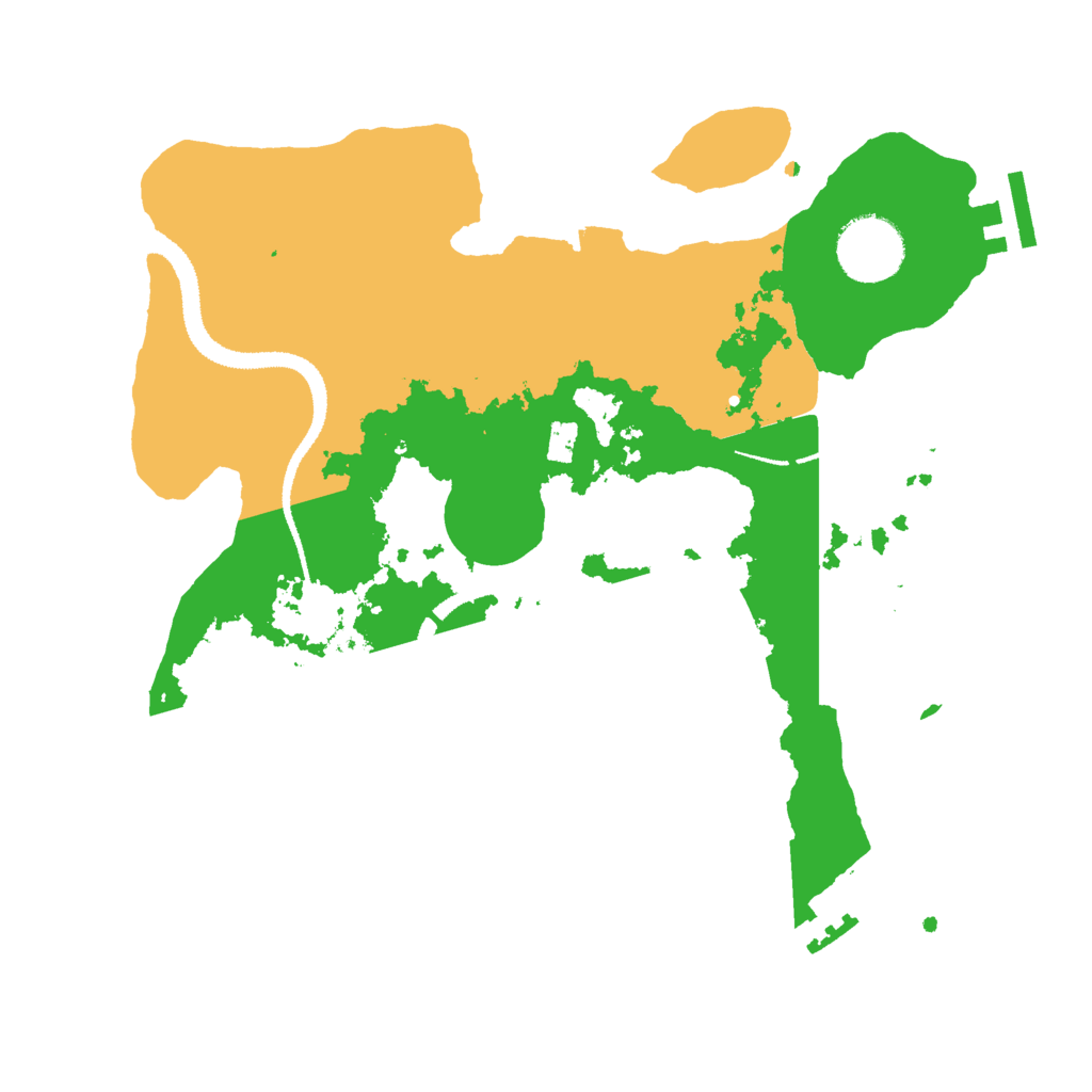 Biome Rust Map: Procedural Map, Size: 2900, Seed: 39087550