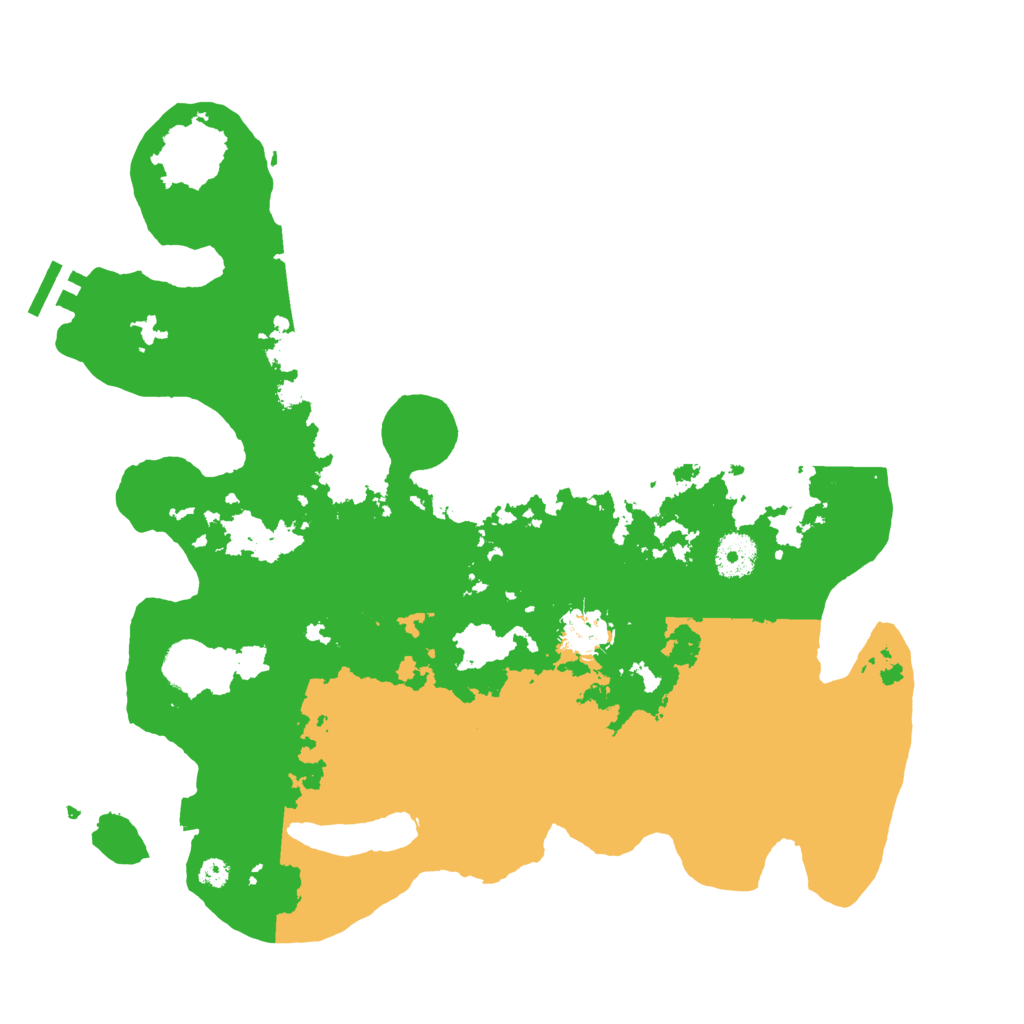 Biome Rust Map: Procedural Map, Size: 3600, Seed: 88739899