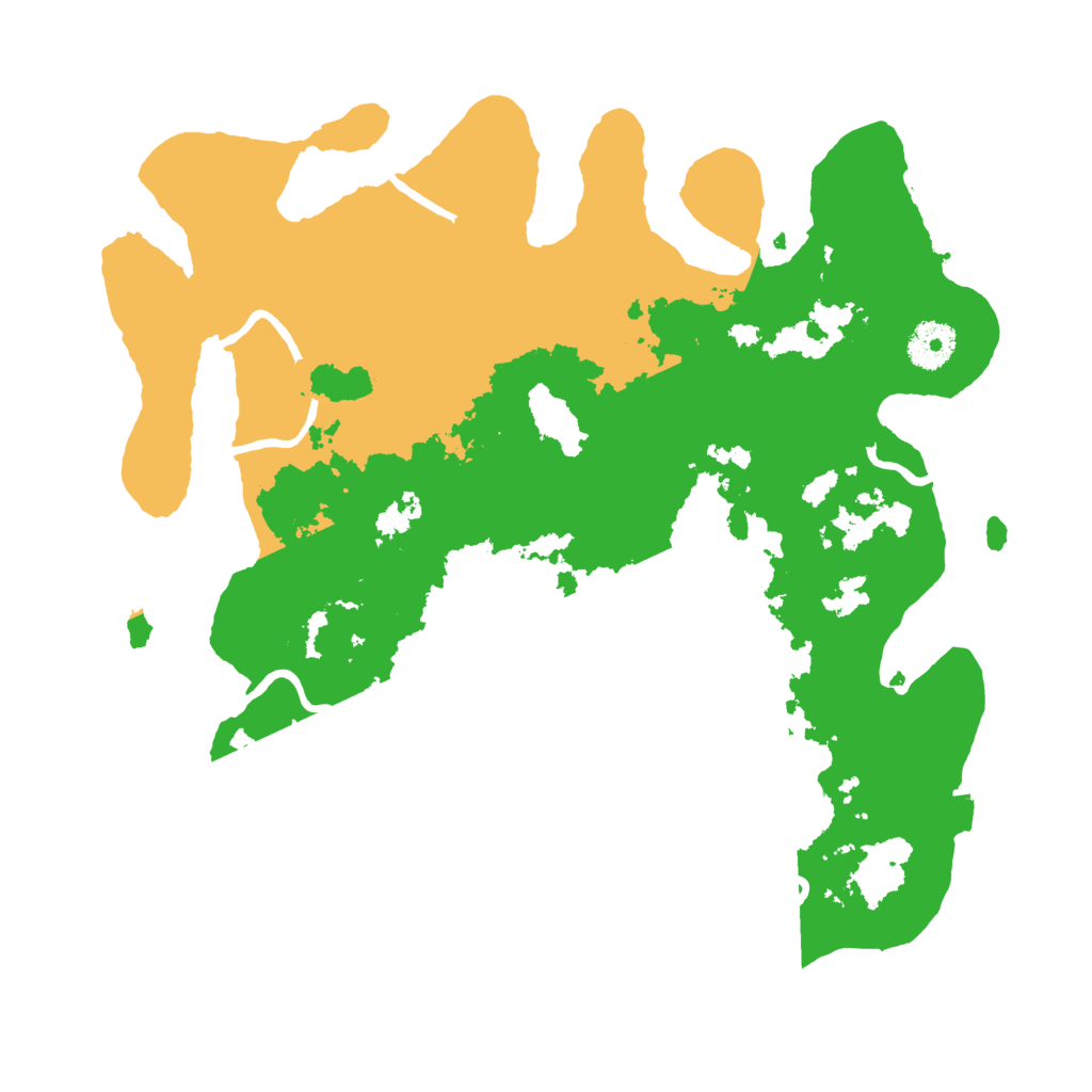 Biome Rust Map: Procedural Map, Size: 3450, Seed: 6107122