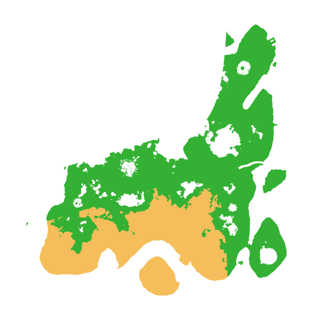 Biome Rust Map: Procedural Map, Size: 3400, Seed: 47278181