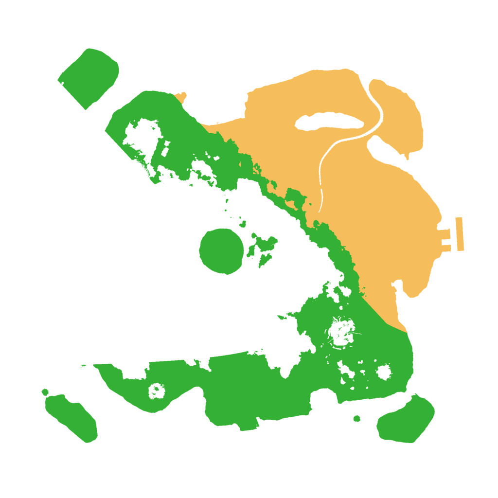 Biome Rust Map: Procedural Map, Size: 3000, Seed: 246692200