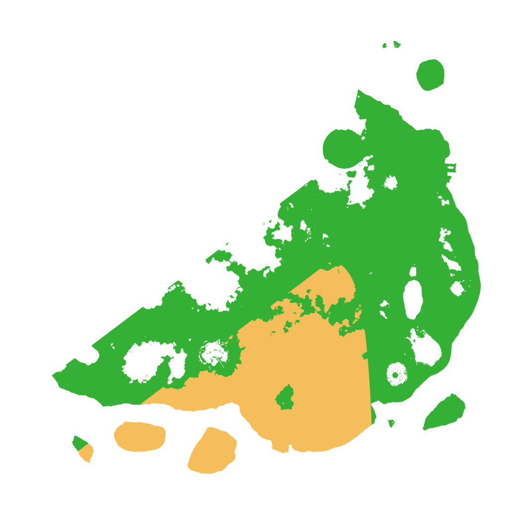 Biome Rust Map: Procedural Map, Size: 3500, Seed: 58733906