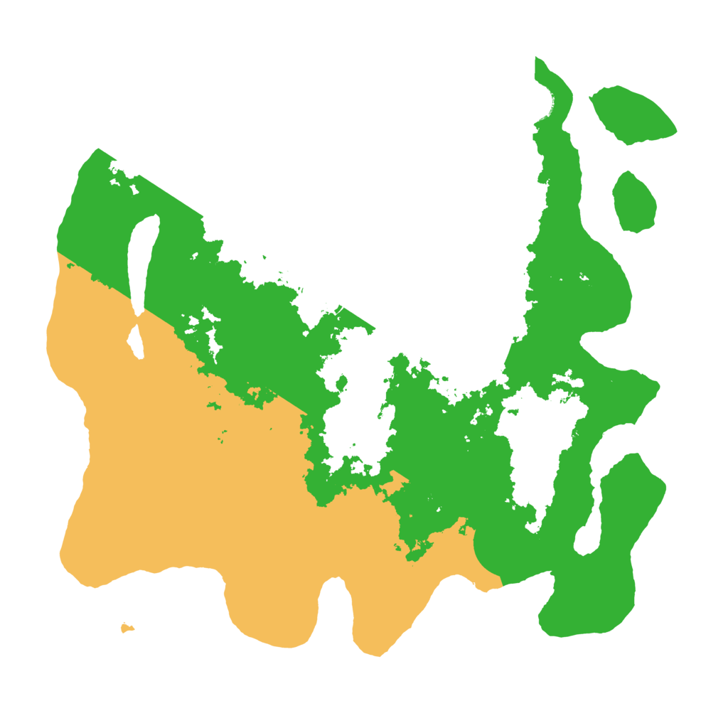 Biome Rust Map: Barren, Size: 3500, Seed: 1923