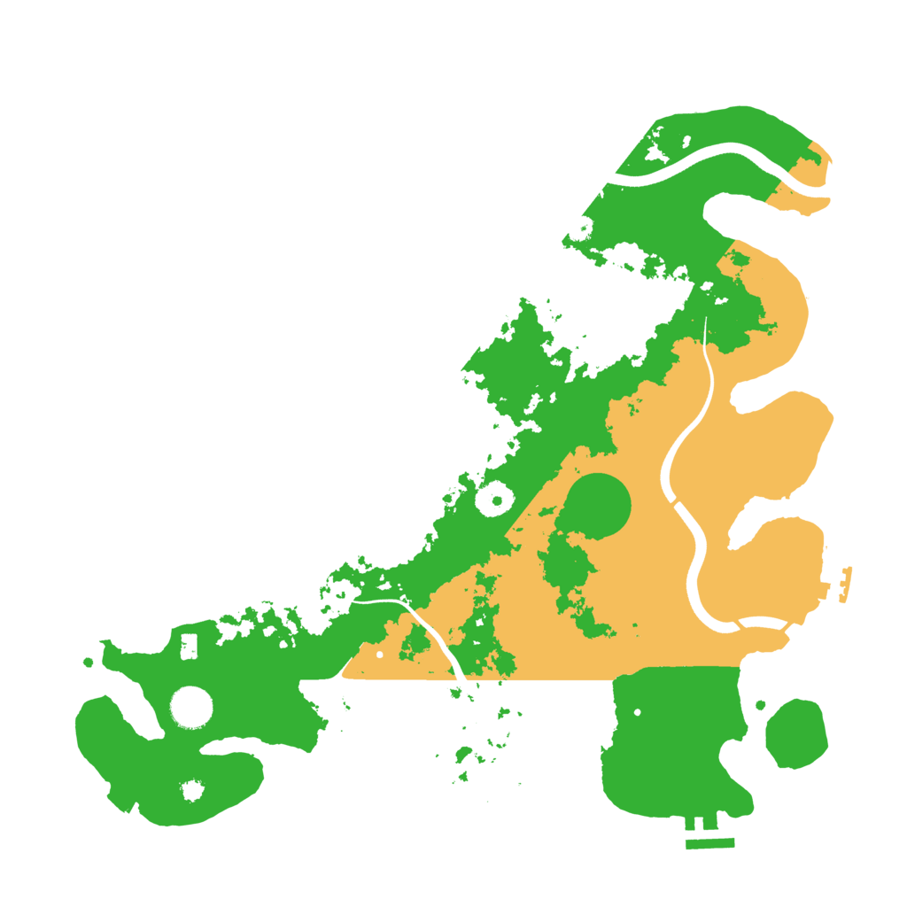 Biome Rust Map: Procedural Map, Size: 3750, Seed: 35348655