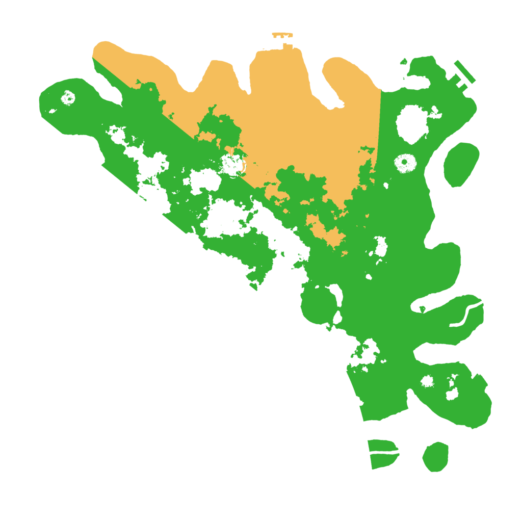 Biome Rust Map: Procedural Map, Size: 3850, Seed: 89791784