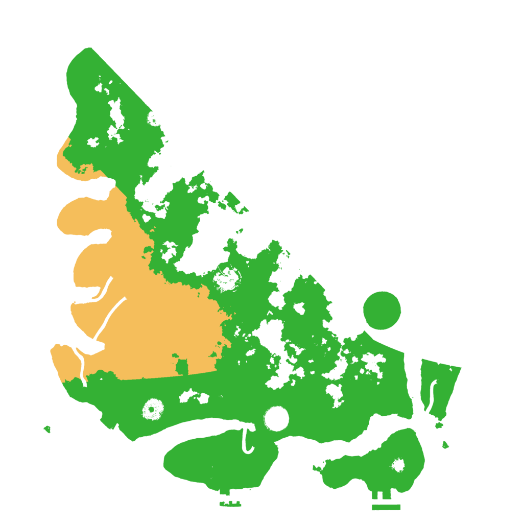Biome Rust Map: Procedural Map, Size: 3700, Seed: 65854030