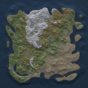 Thumbnail Rust Map: Procedural Map, Size: 4250, Seed: 32380448, 19 Monuments