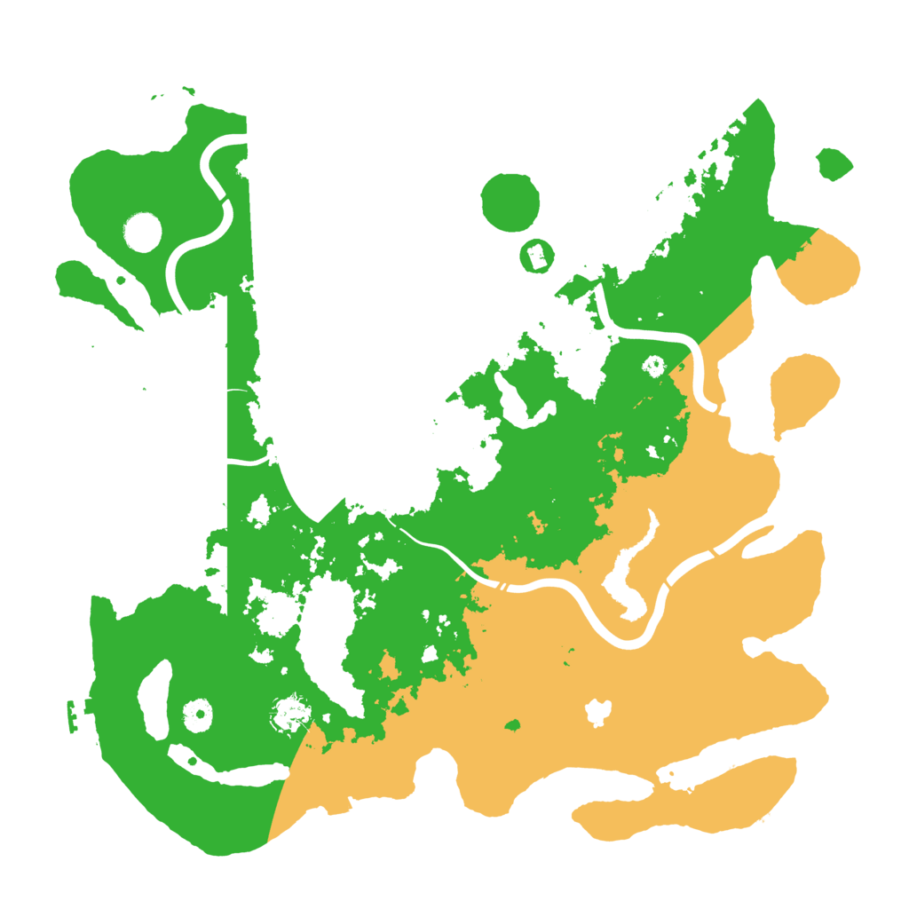 Biome Rust Map: Procedural Map, Size: 4250, Seed: 32380448