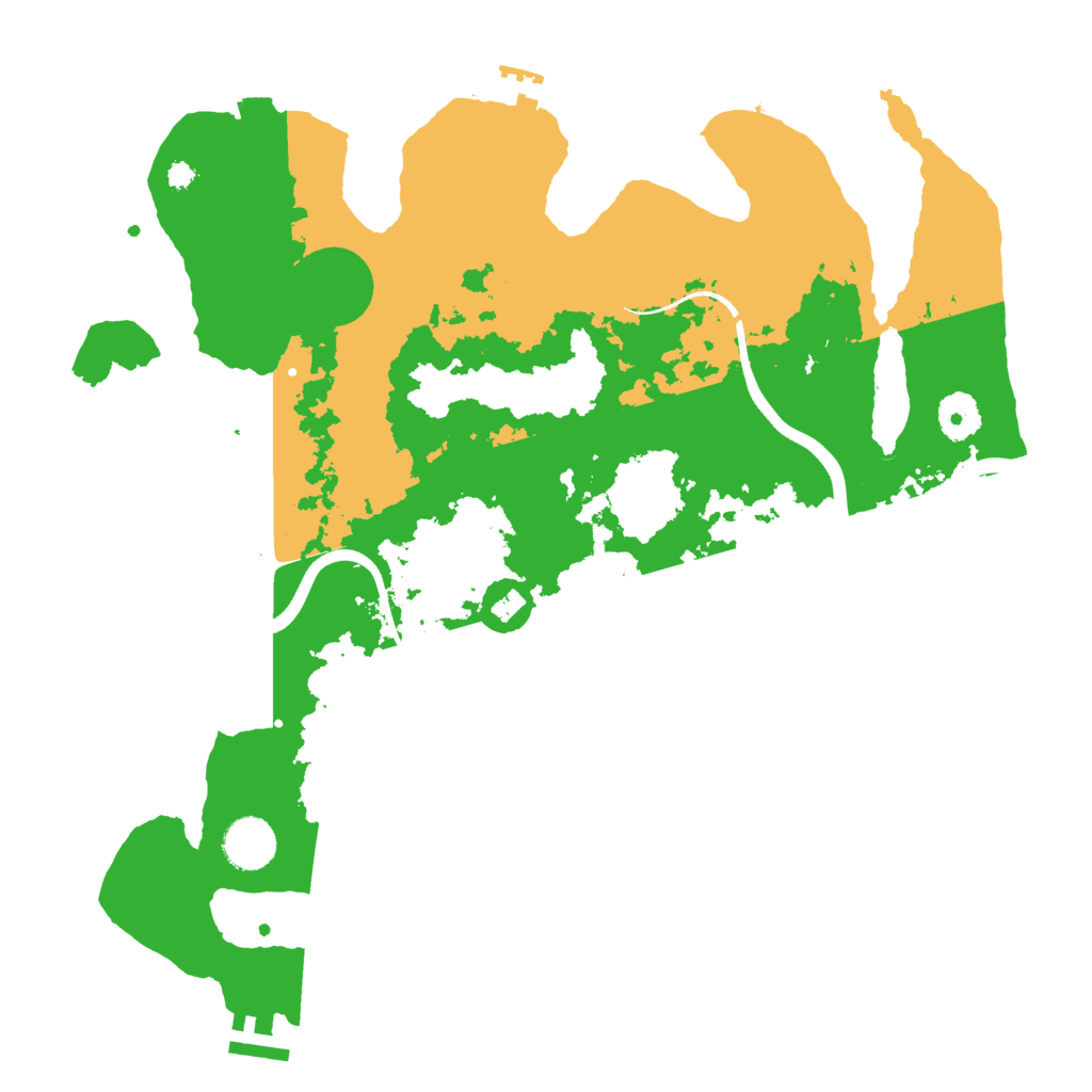Biome Rust Map: Procedural Map, Size: 3650, Seed: 15292967