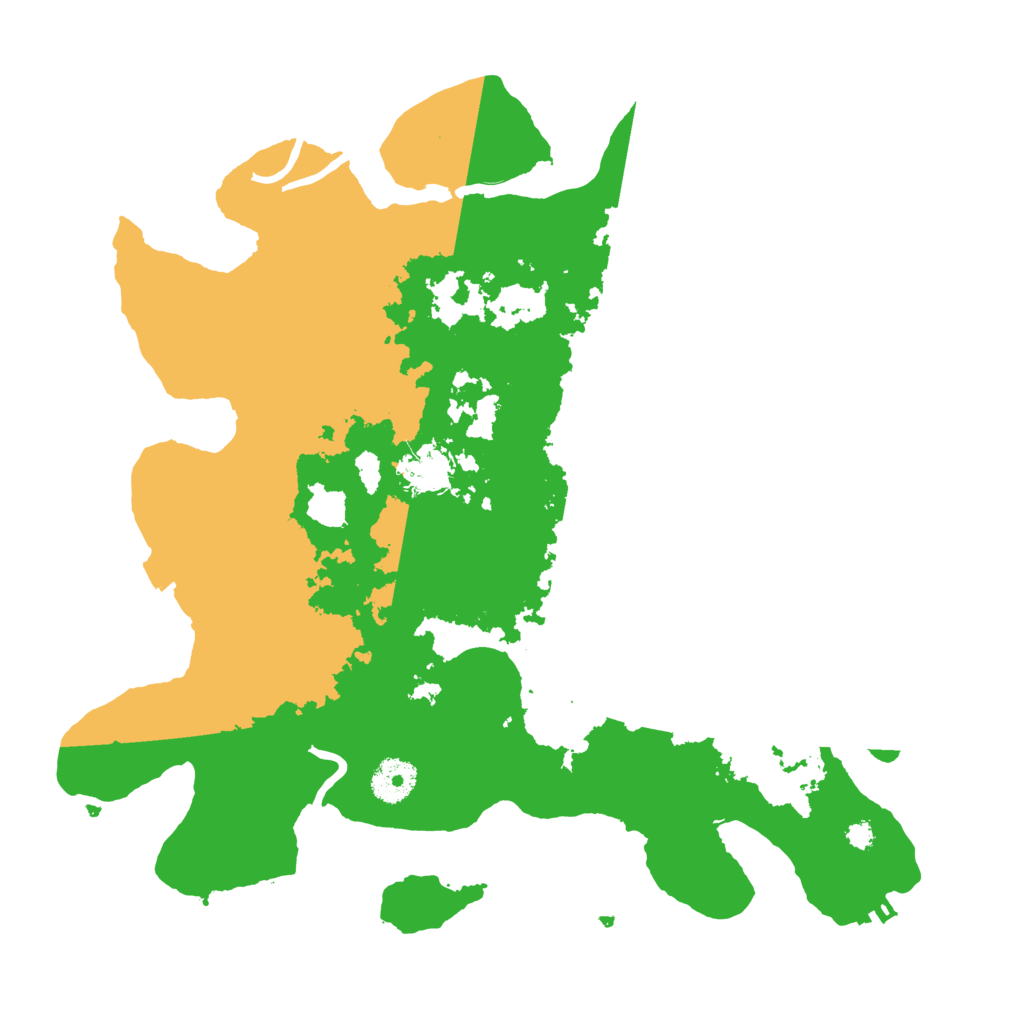 Biome Rust Map: Procedural Map, Size: 3500, Seed: 14683251