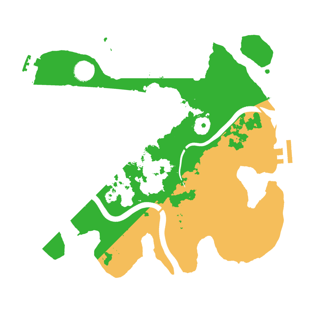 Biome Rust Map: Procedural Map, Size: 2750, Seed: 370866123