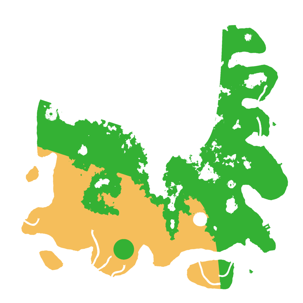 Biome Rust Map: Procedural Map, Size: 3900, Seed: 15025353