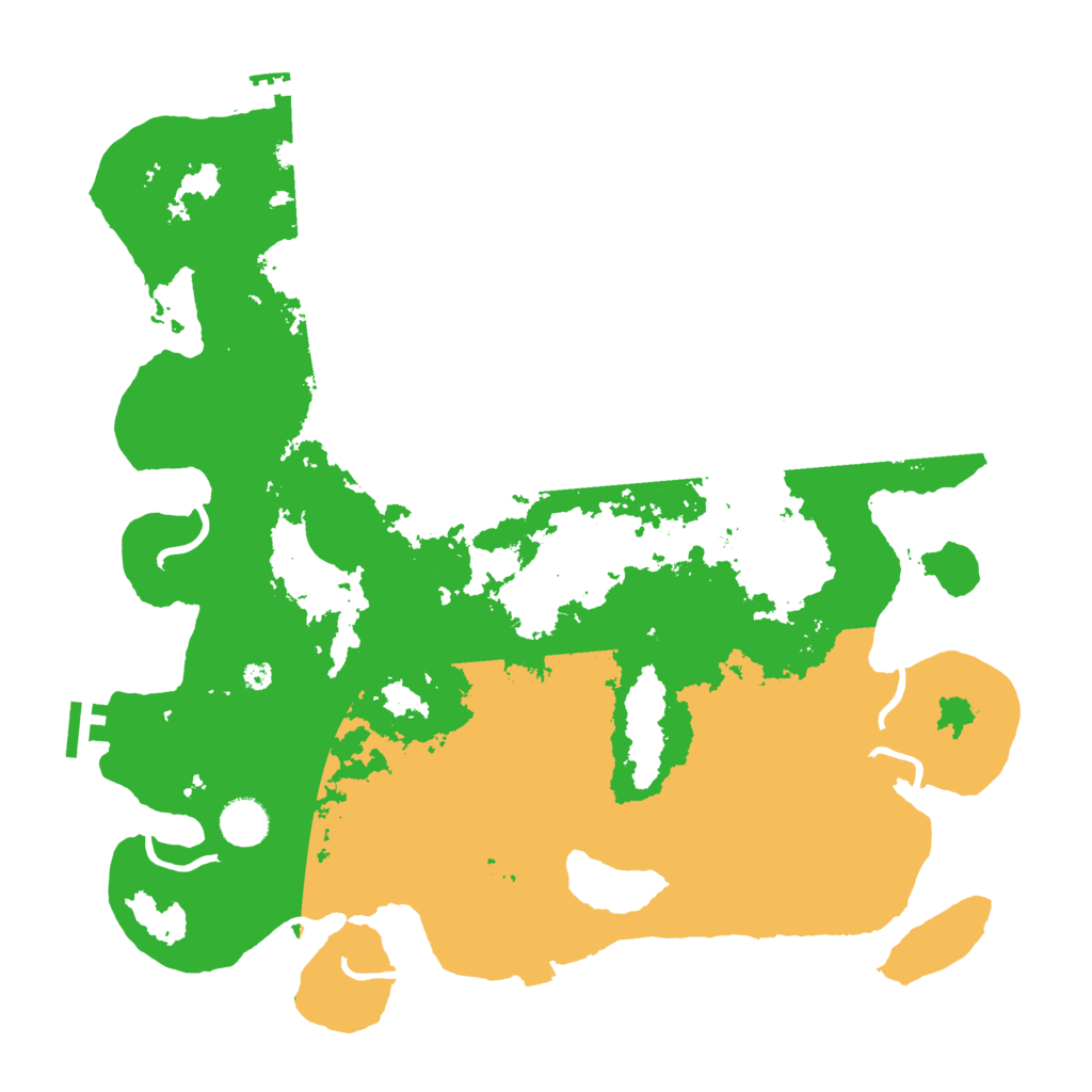 Biome Rust Map: Procedural Map, Size: 3950, Seed: 58955302