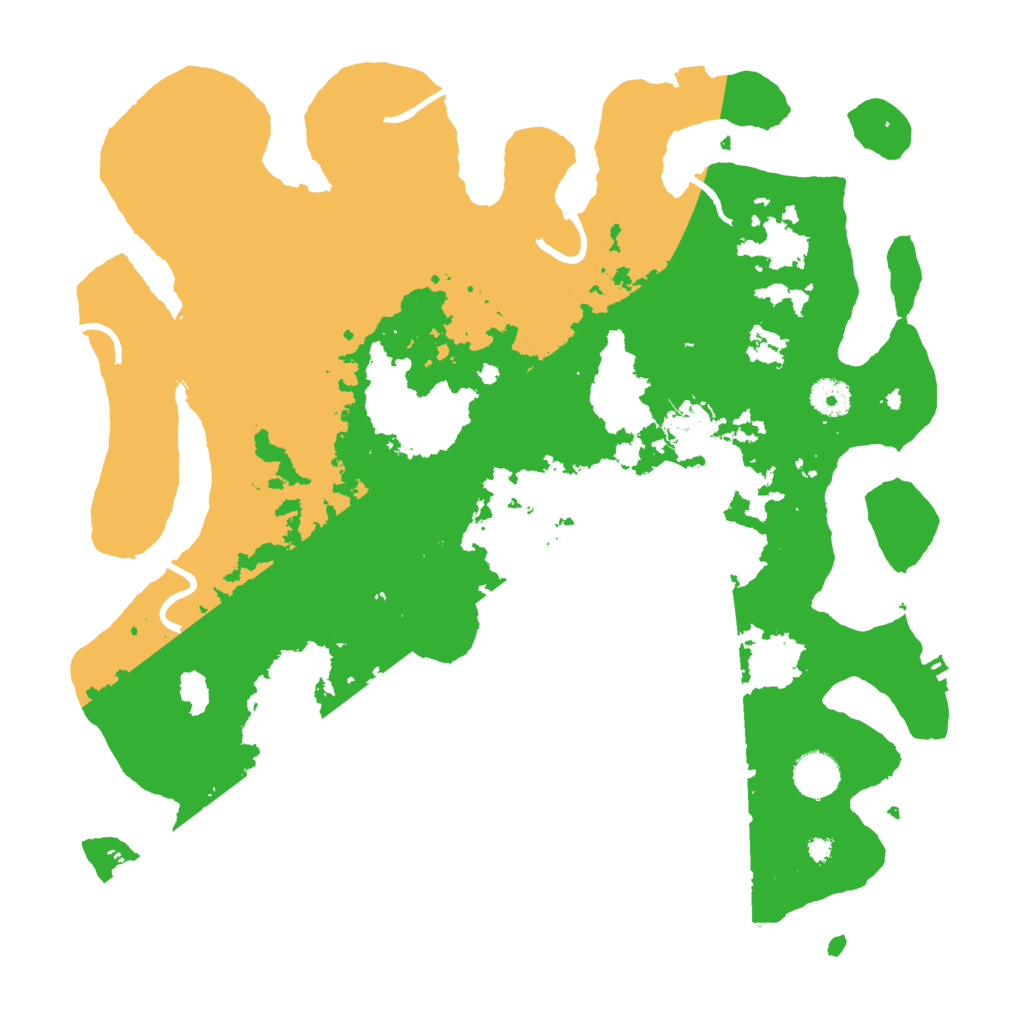 Biome Rust Map: Procedural Map, Size: 3900, Seed: 66093978