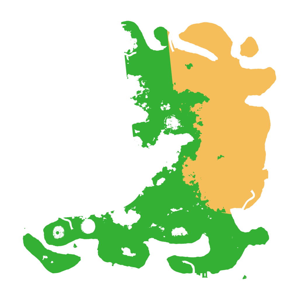 Biome Rust Map: Procedural Map, Size: 3700, Seed: 93396352