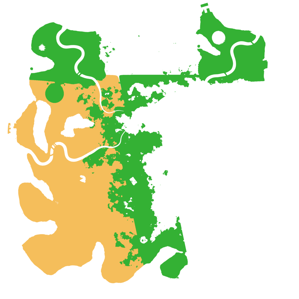 Biome Rust Map: Procedural Map, Size: 4250, Seed: 427294078