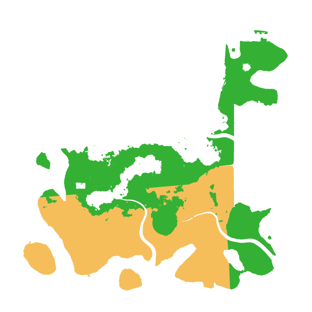 Biome Rust Map: Procedural Map, Size: 3500, Seed: 1015892282