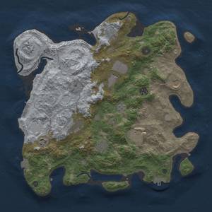 Thumbnail Rust Map: Procedural Map, Size: 3750, Seed: 1987266170, 17 Monuments