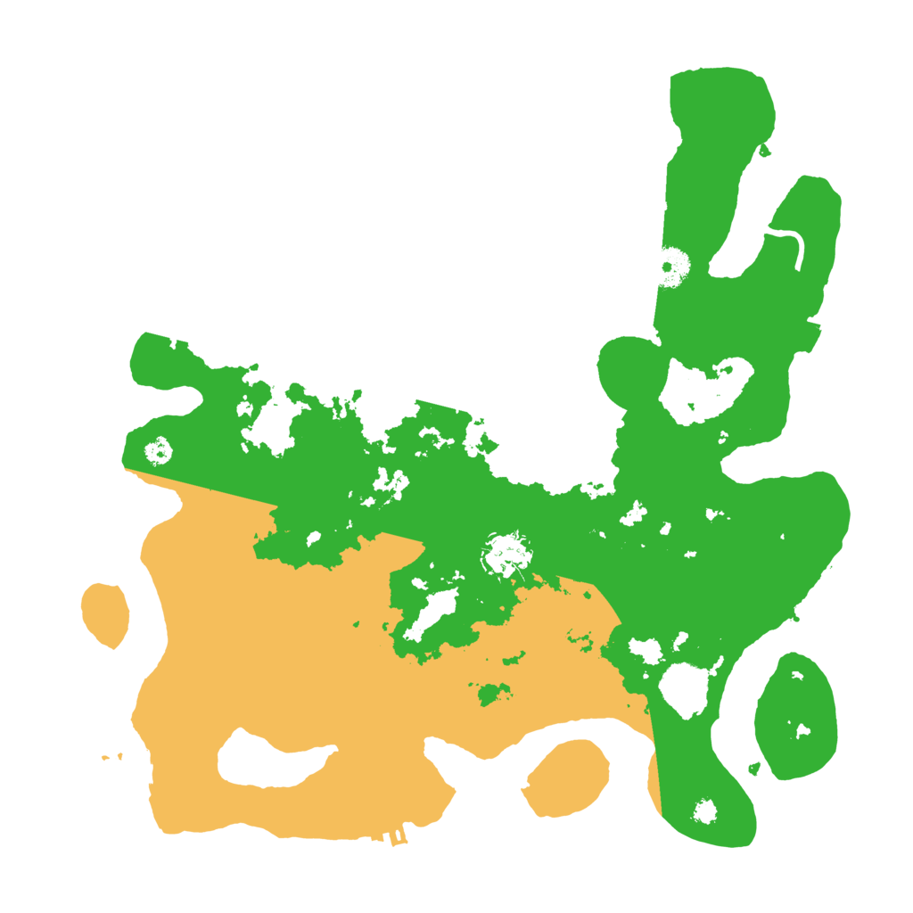 Biome Rust Map: Procedural Map, Size: 3500, Seed: 7821239