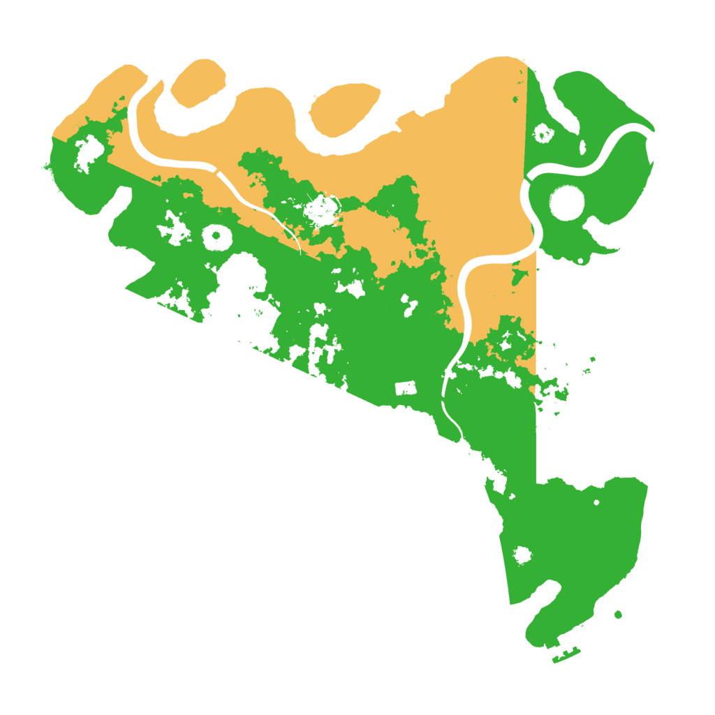 Biome Rust Map: Procedural Map, Size: 3700, Seed: 1477891387