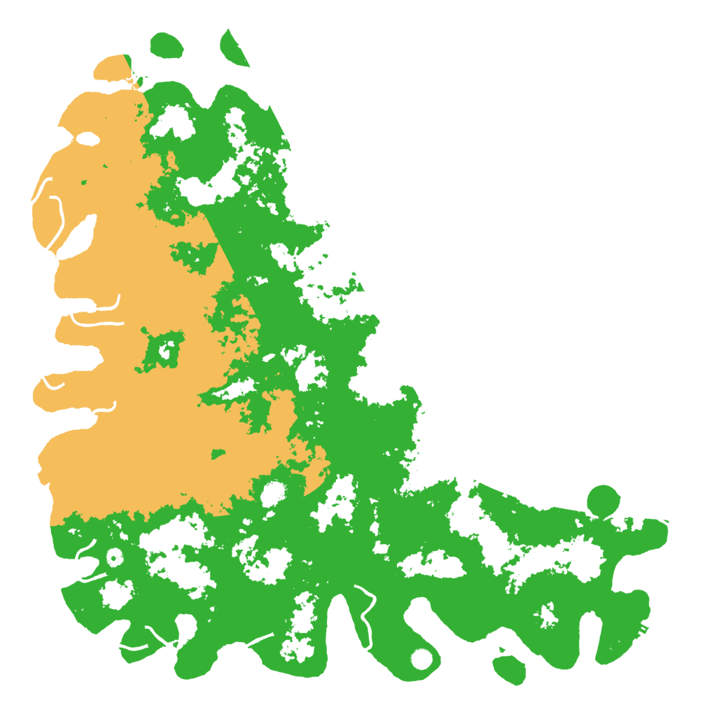Biome Rust Map: Procedural Map, Size: 6000, Seed: 299182461