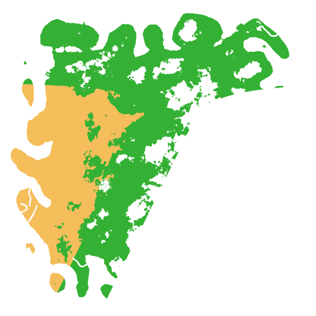 Biome Rust Map: Procedural Map, Size: 4800, Seed: 2115449289
