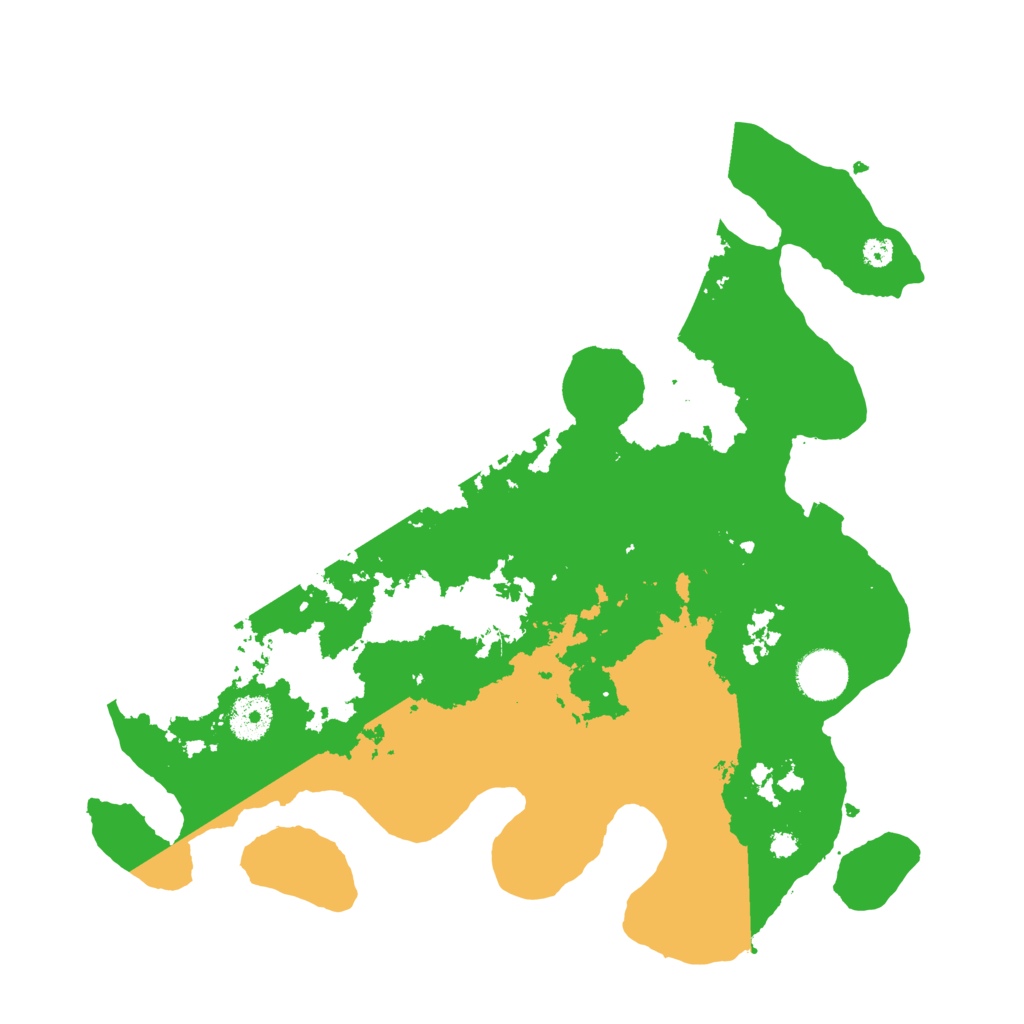 Biome Rust Map: Procedural Map, Size: 3500, Seed: 972543