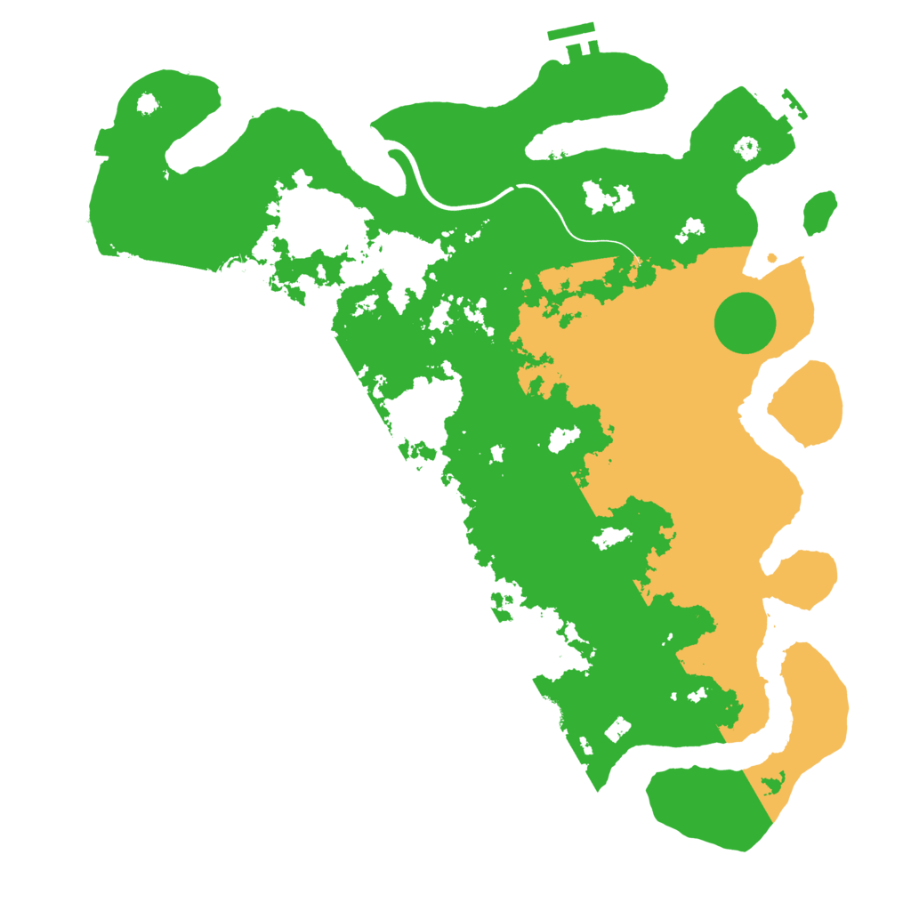 Biome Rust Map: Procedural Map, Size: 3900, Seed: 2008773