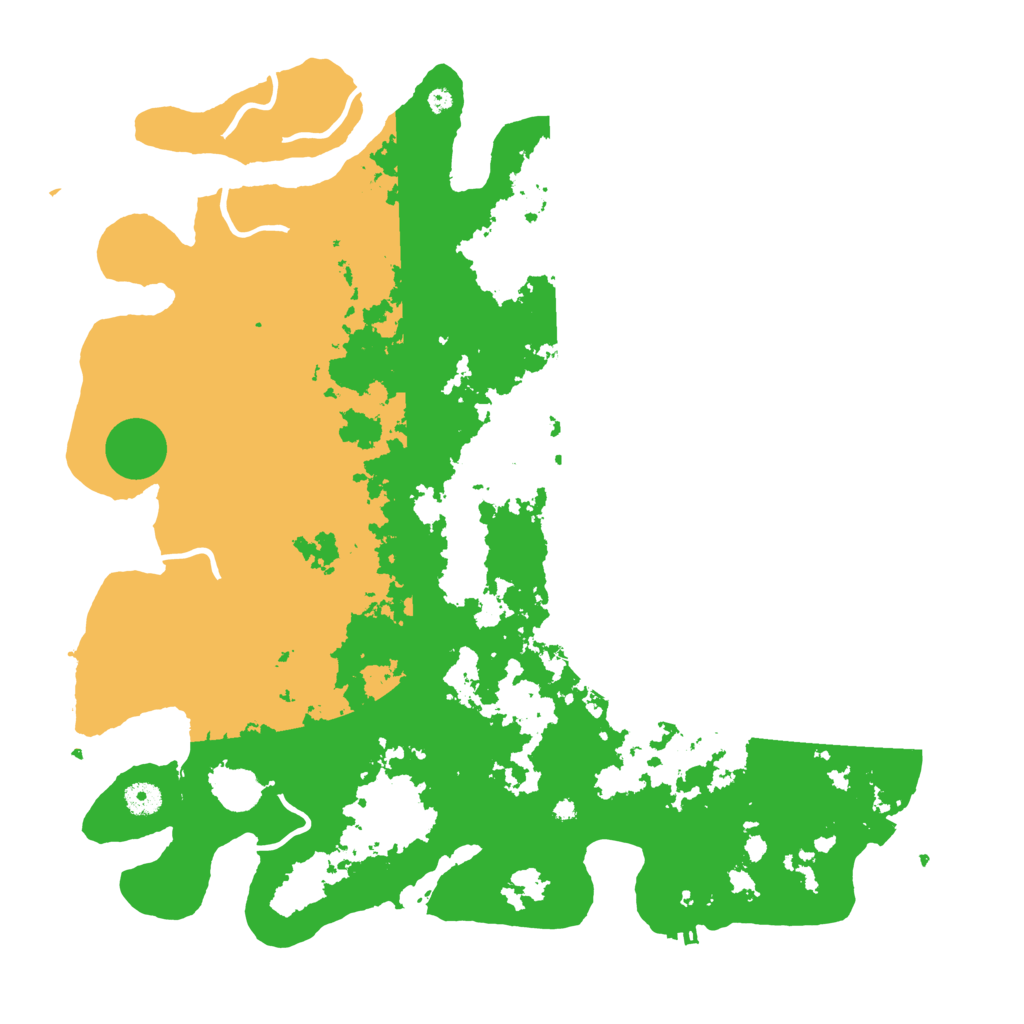 Biome Rust Map: Procedural Map, Size: 4400, Seed: 91775